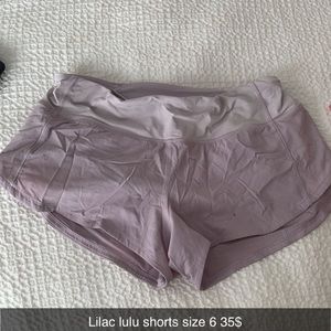 Dusty purple lululemon short